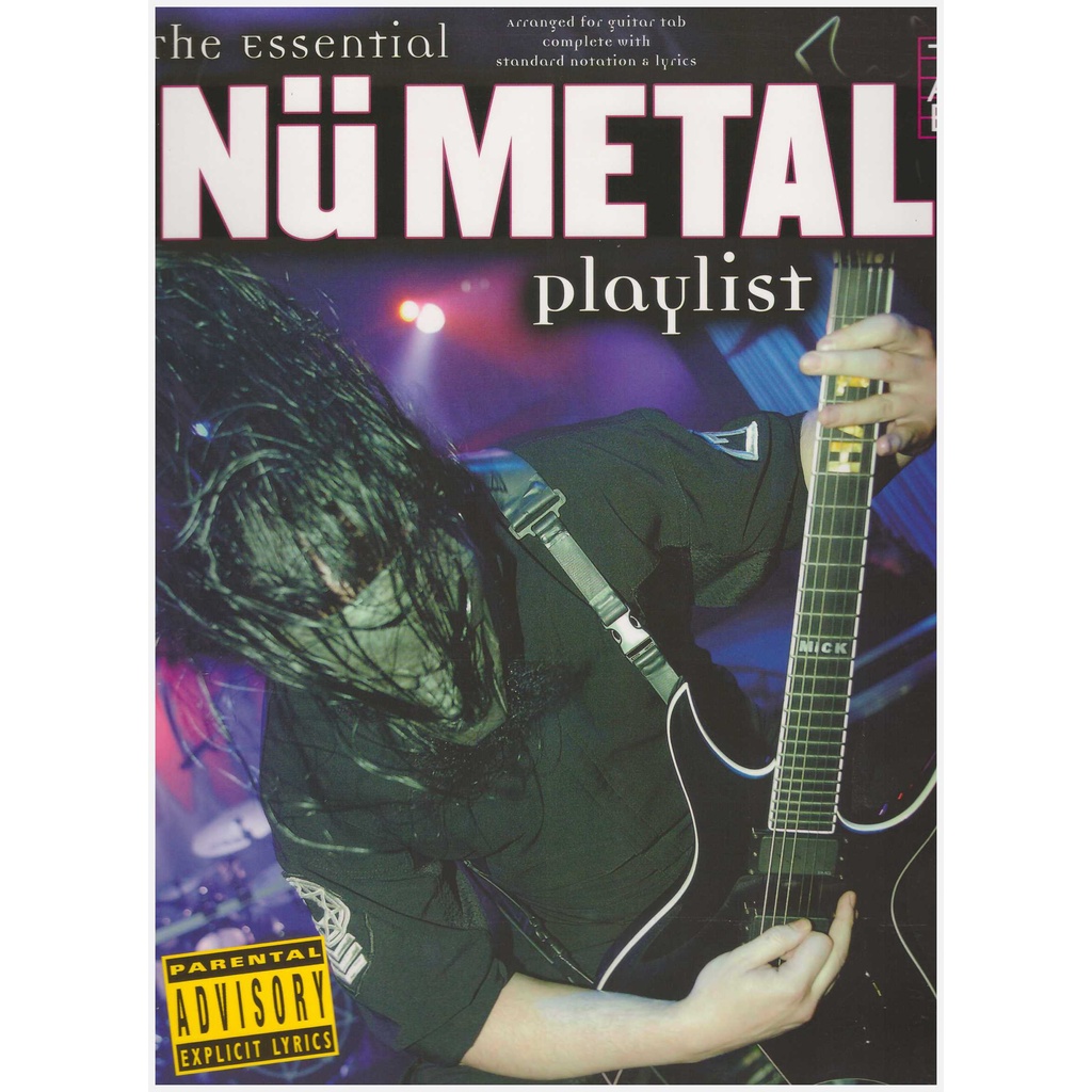 The Essential Nu Metal Playlist / Pop Song Book / Vocal Book / Voice Book / Guitar Book 