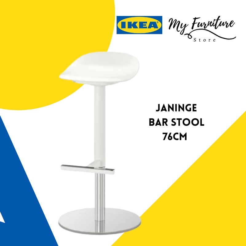 IKEA Janinge Bar Stool 76cm Cafe Chairs Benches Stool IKEA