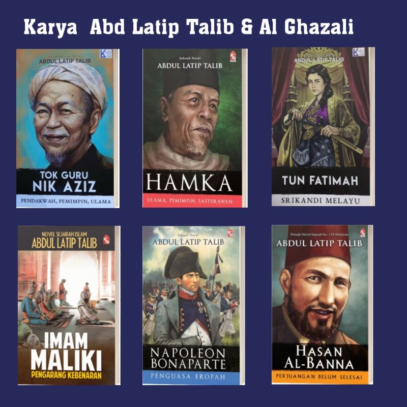Koleksi Novel Sejarah Karya Abd Latip Talib Dan Al Ghazali Shopee