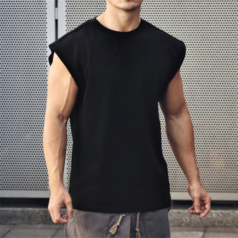 Training wear Men's Mesh Fitness Vest Summer Breathable Loose Sports Youth Soft & Comfortable fitness clothing men tops