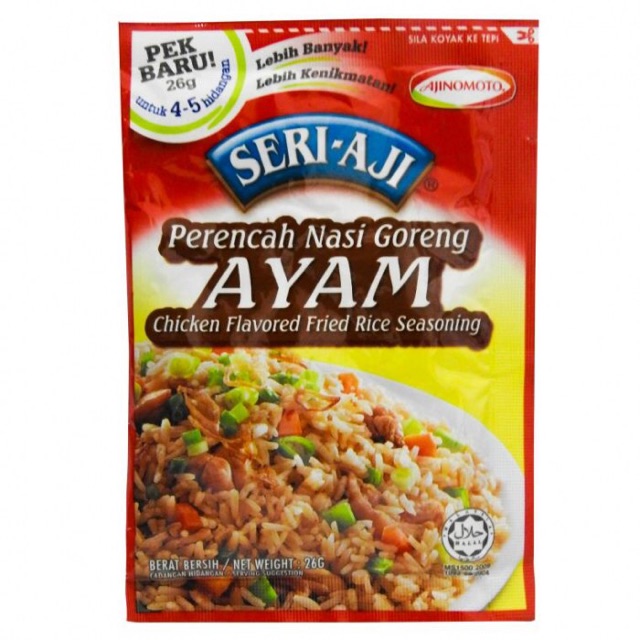 Seri Aji Perencah Nasi Goreng Rempah Gorengan 26g Shopee Malaysia