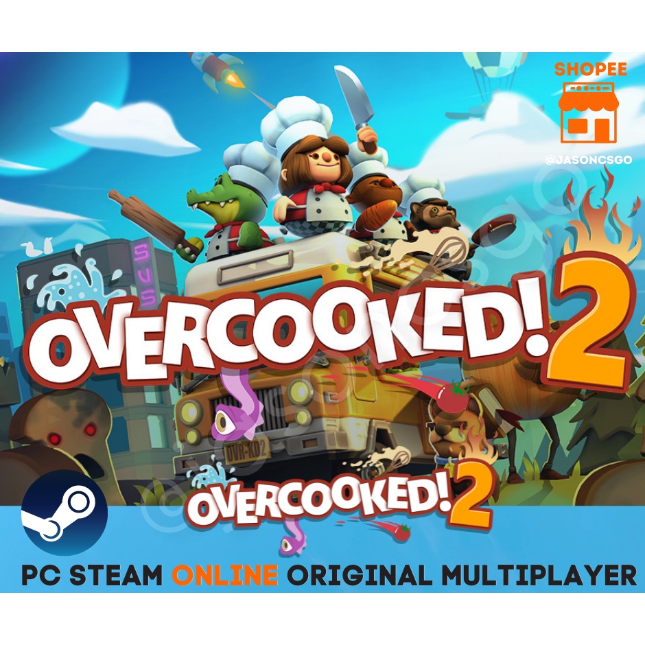 Cheapest🔥] Overcooked 2 (PC Steam Original Online Game) | Shopee Malaysia