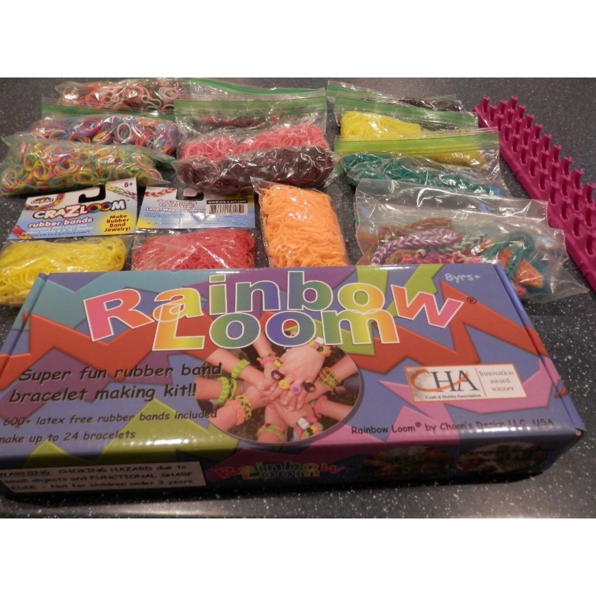 MALAYSIA V  RAINBOW LOOM BAND GETAH  SILIKON UNTUK MEMBUAT 