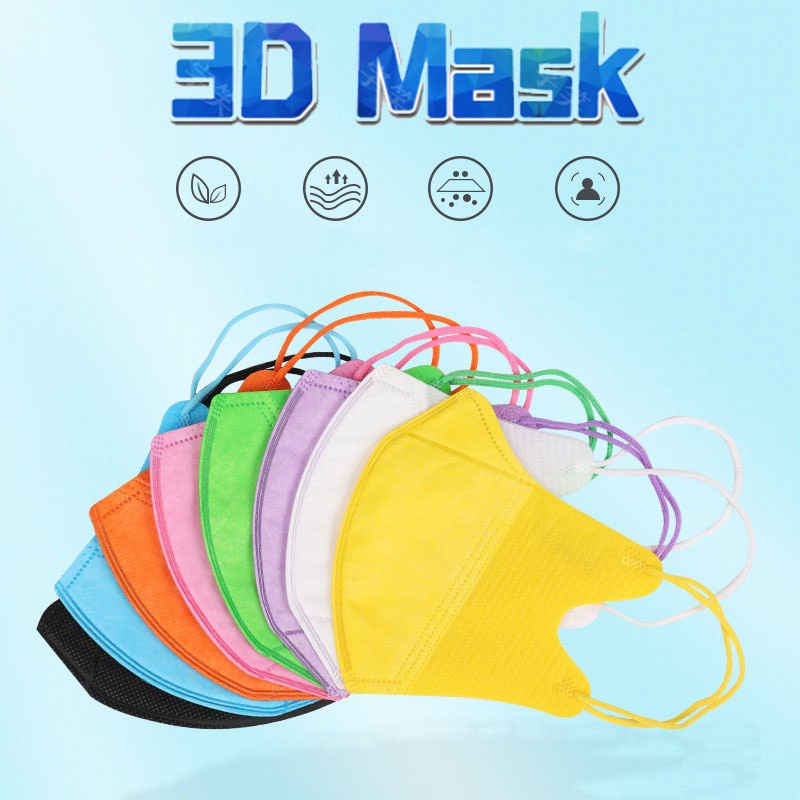 MEIHU777.MY 50PCS 5D mask 50pcs/Box PM2.5 5D MASK &Adult Face Mask