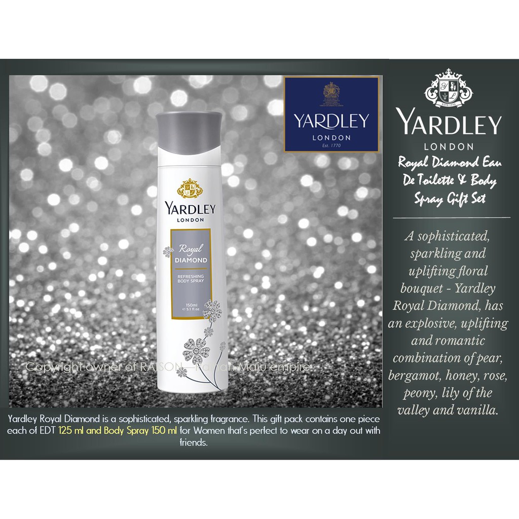 yardley london royal diamond