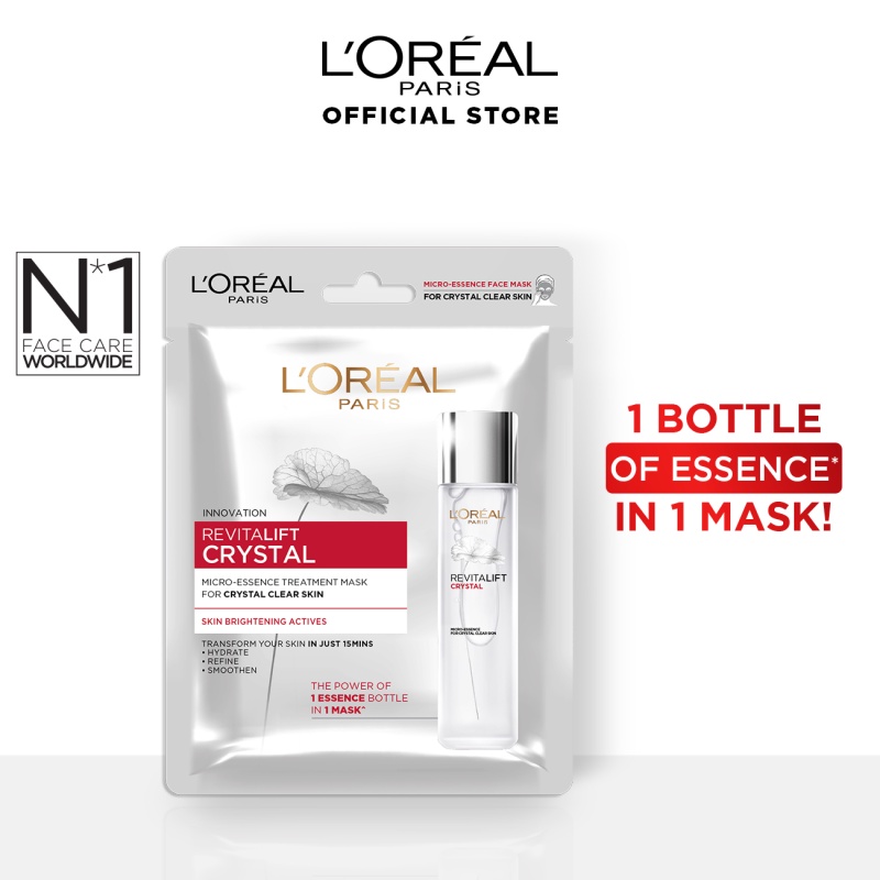 loreal crystal face serum