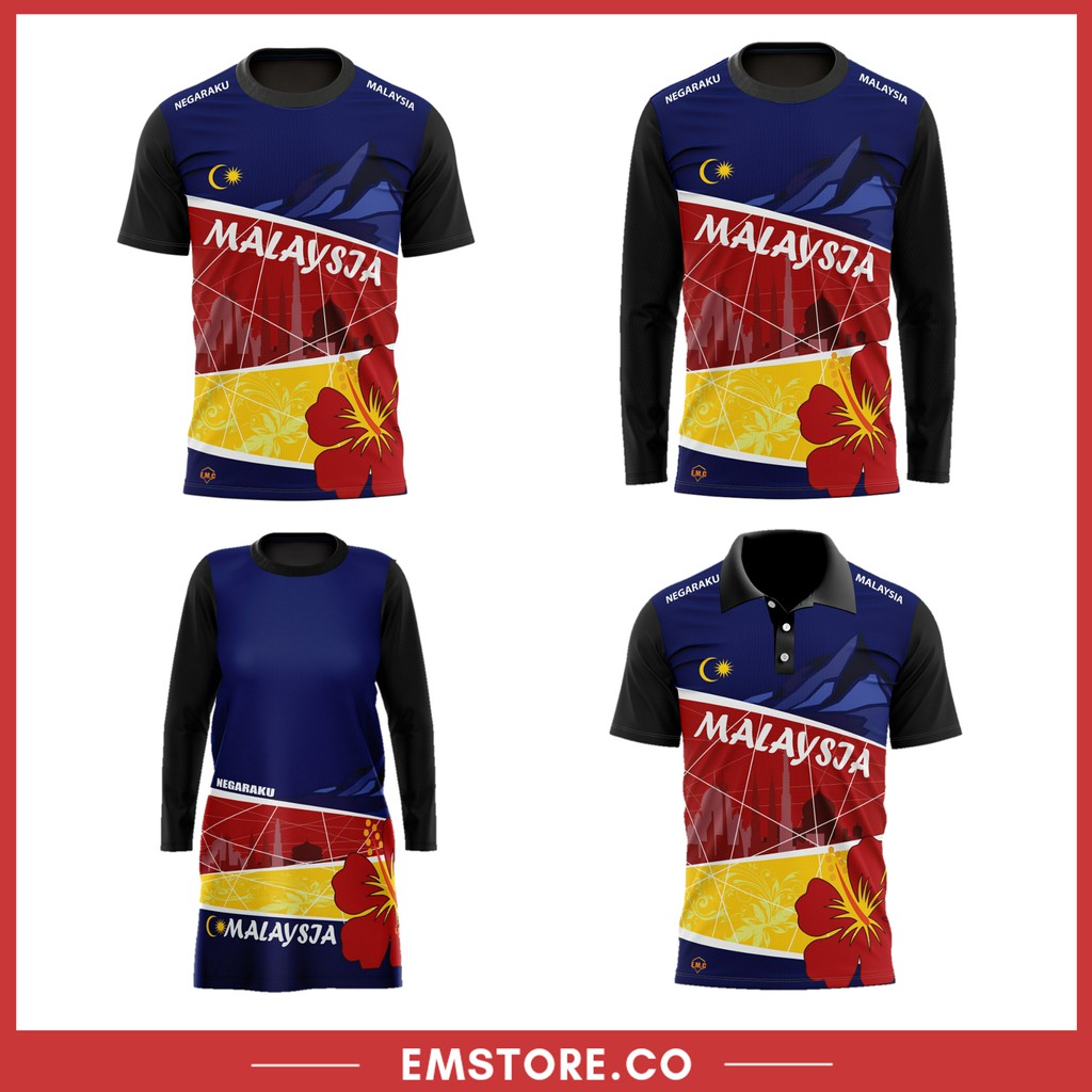 JERSEY MERDEKA / JERSEY NEGARA MALAYSIA SUBLIMATION JERSEY ...