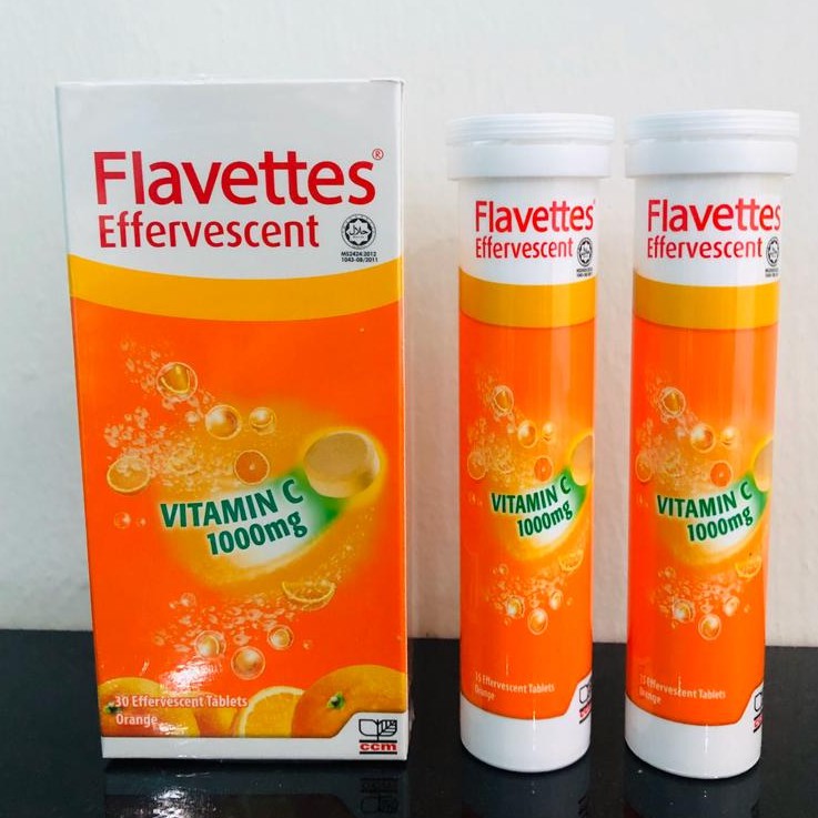 Exp 05 22 Flavettes Effervescent Vitamin C 1000mg 15 S 30 S Shopee Malaysia