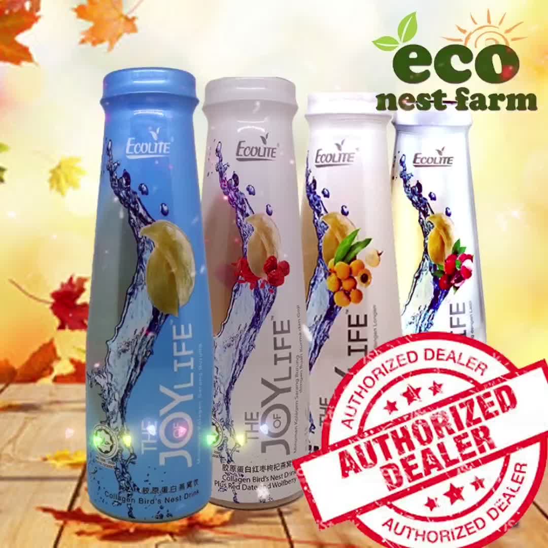 ECOLITE Sarang Burung Bird Nest Drink Collagen Red Dates dan Perisa