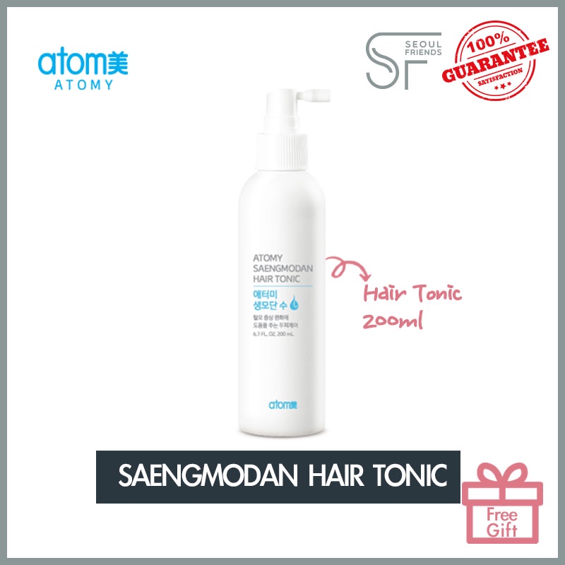 [Atomy] Saengmodan Hair Tonic 200ml from korea + Free Gift Shopee