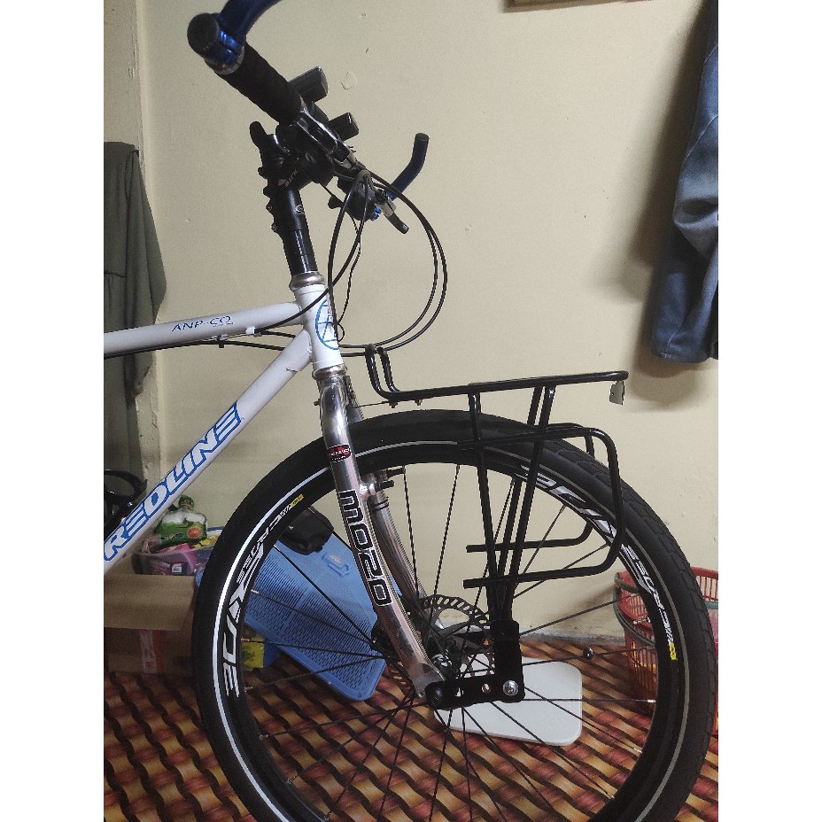 Mtb Fixie Seli Universal Touring Bike Front Panier Rack Shopee Malaysia