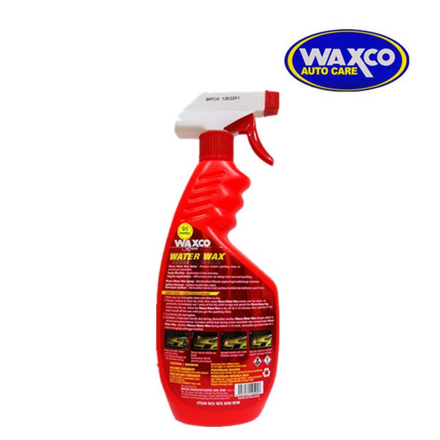 Waxco Water Wax Spray 600ml New Pgmall