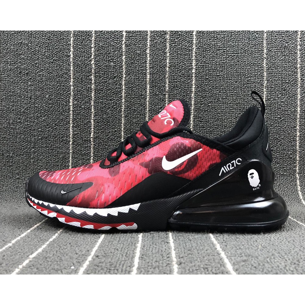 nike 270 black and red