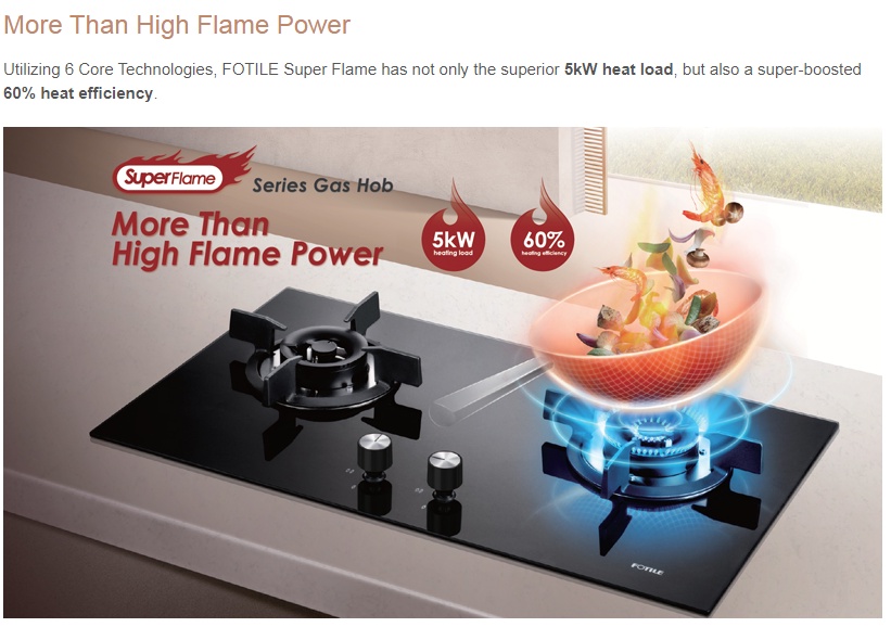 FOTILE GHG78312 Built-in Gas Hob Super Flame Series | Shopee Malaysia