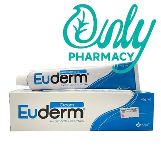 Euderm Cream (10% Urea) For Dry Scaly Itchy Skin 45g (Eczema/ Kulit ...