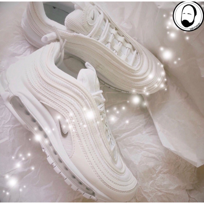 all white reflective air max 97