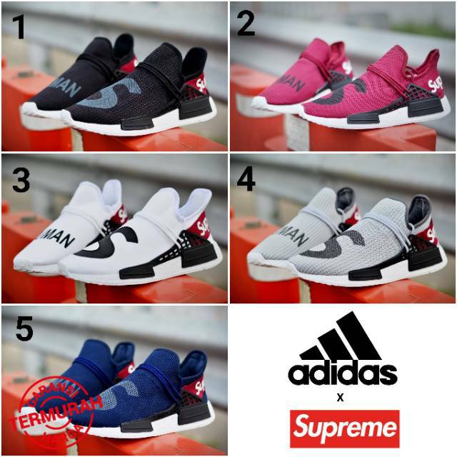 adidas human race x supreme