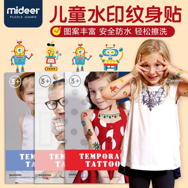 Mideer Children Hand Tattoo Stickers Kids Birthday Cartoon Tattoo Stickers Shopee Malaysia - tattoo girl tattoo girl tattoo girl ta roblox