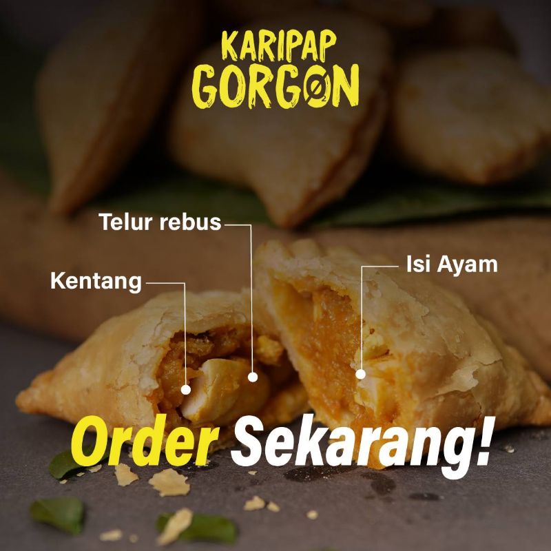 (Klang Valley only) Karipap karipap gergasi frozen 10pcs