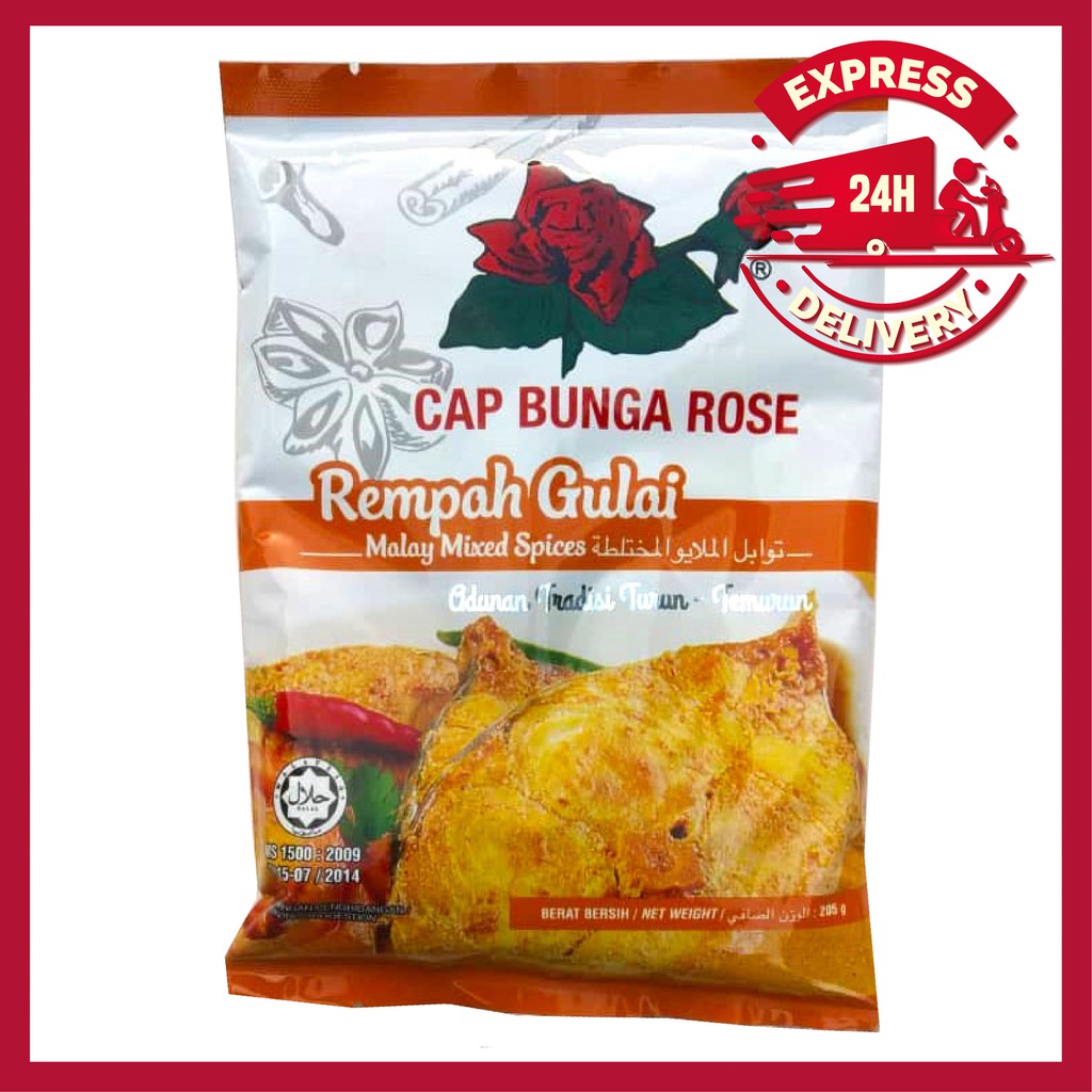 Rempah Gulai Cap Bunga Ros | Shopee Malaysia