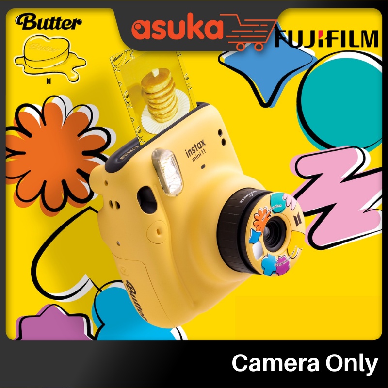 Fujifilm instax mini 11 BTS Butter Version / Camera Only / Camera with Film