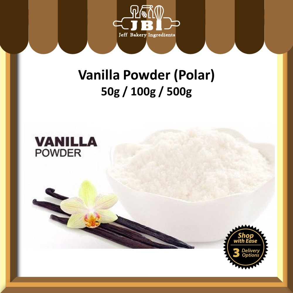 Vanilla Powder / Serbuk Vanila Halal 50g / 100g / 500g