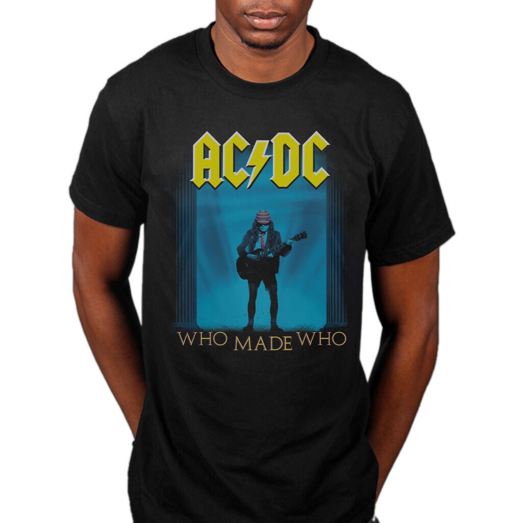 Men T Shirt Ac Dc Who Made Who Rock Music Vintage Merch Live Fa Shopee Malaysia