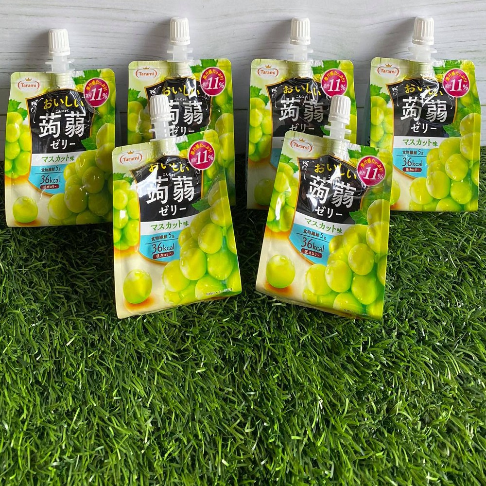 Imported From Japan Tarami Oishii Jelly Juice Series Jus Jeli 日本果汁饮料果冻系列 Peach