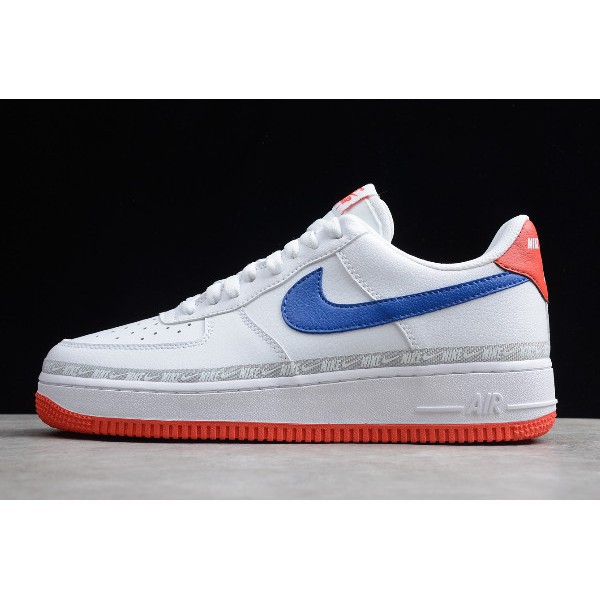 air force 1 low overbranding white red blue