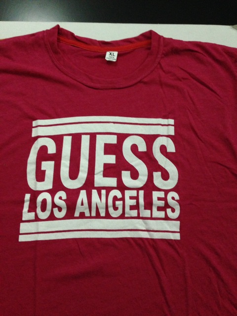 guess t shirt los angeles