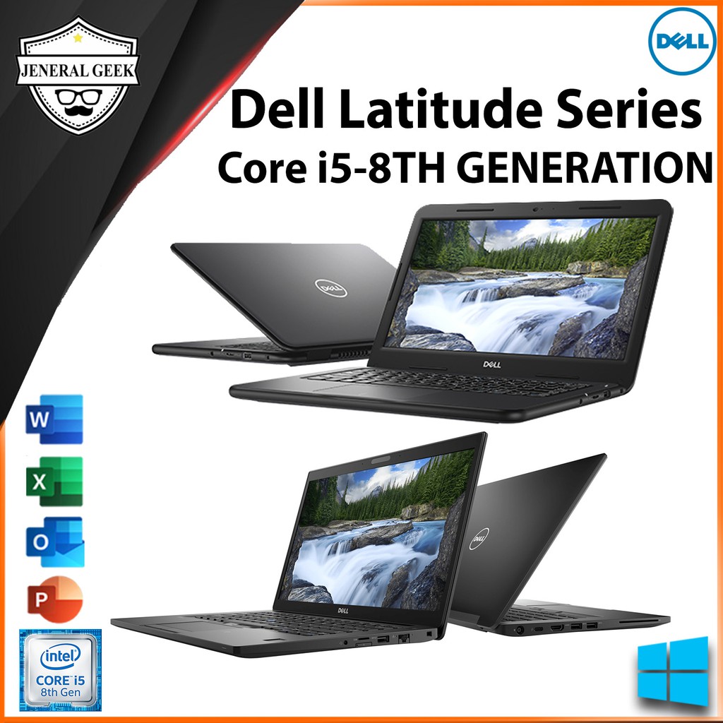 Laptop Dell Latitude 7490 5400 3300 Intel Core I5 8th Gen 4 16gb Ram 500gb Hdd 256gb Ssd Business Use Shopee Malaysia