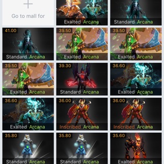 Dota 2 Mixed Arcanas Shopee Malaysia