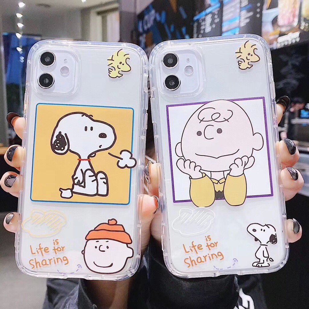 Air Case Iphone 11 Case Iphone Se Snoopy Charlie All Inclusive Soft Shell Shopee Malaysia
