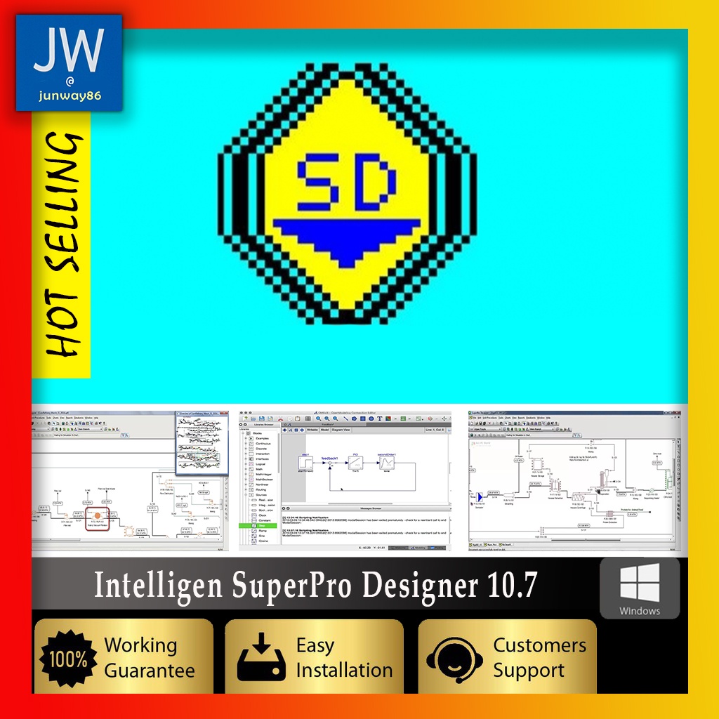 Intelligen SuperPro Designer 10.7 Full Version with Installation ...