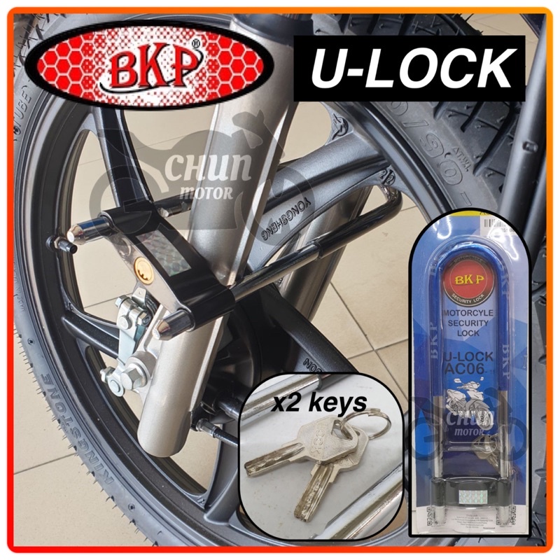 High Quality BKP Motorcycle U Lock / Fork Lock / Heavy Duty Lock with