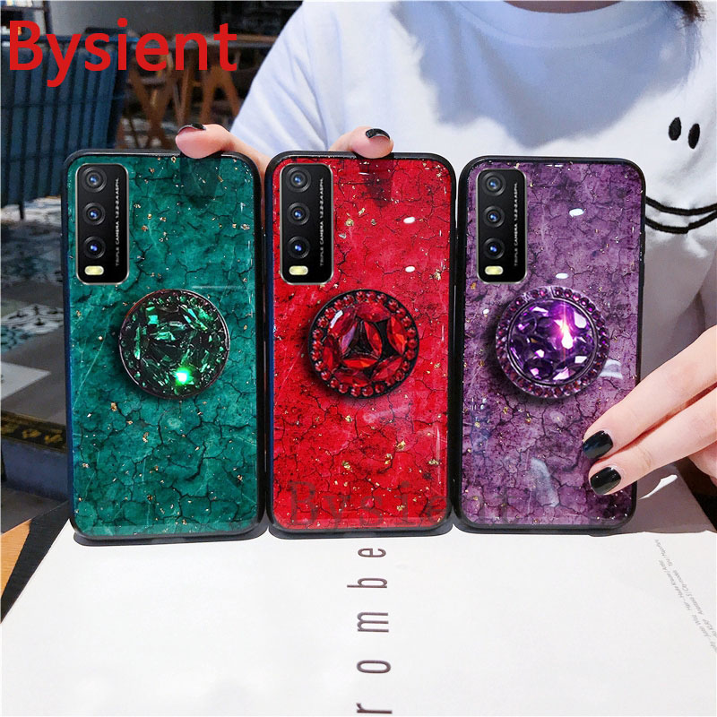 Buy Phone Case Vivo Ys G Ys Y12s Y Soft Tpu Phone Case Vivo Y Housing Shell With Holder Seetracker Malaysia