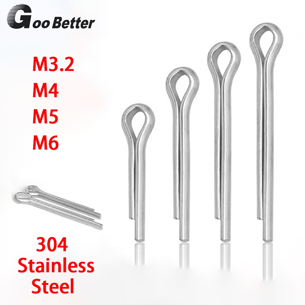 Split Pins Cotter Pins 304 Stainless Steel Retaining Pin Brake M32m4m5m6 Shopee Malaysia 