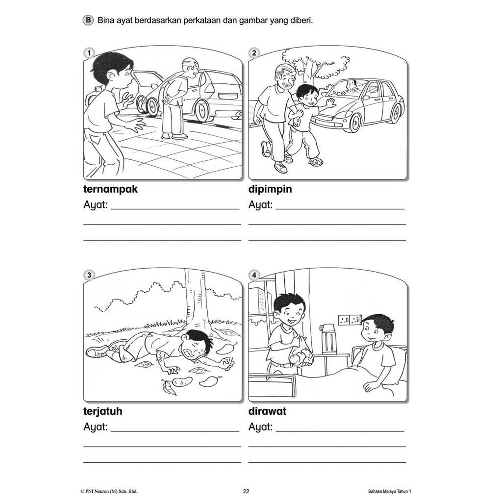 latihan bahasa melayu tahun 1