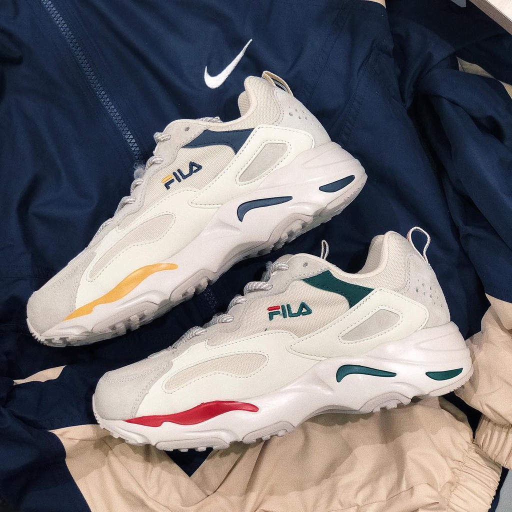 cream dad shoes