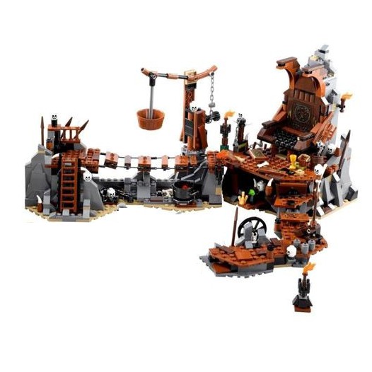 Lego Lord of The Rings Hobbit 79010 The Goblin King Battle Building ...