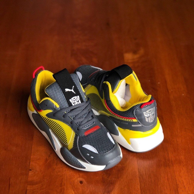 puma rsx grey yellow
