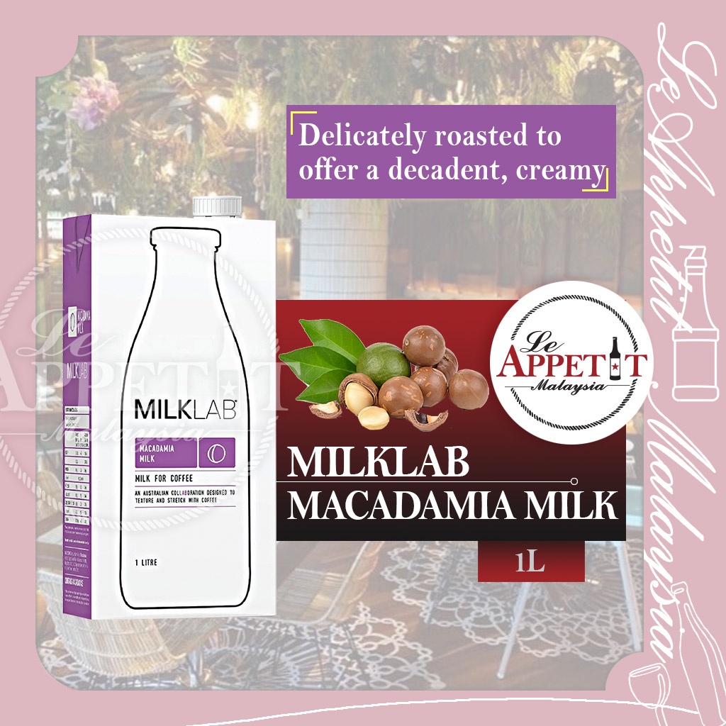 MILKLAB MACADAMIA MILK 1L STARBUCKS COFFEE CAFE Shopee Malaysia