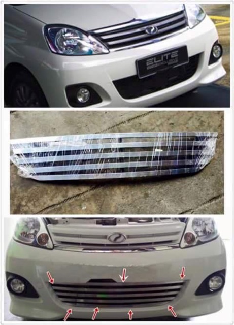 Viva Elite Bumper Grill Shopee Malaysia