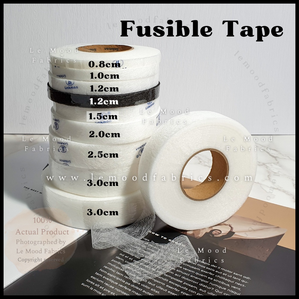 Fusible Tape Lencana Sekolah Fusible  Pita Pelekat Kain Pelekat