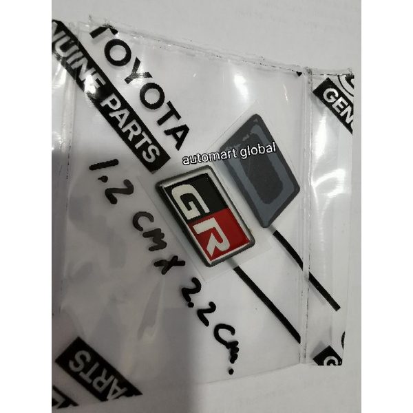 Original GR steering wheel logo emblem