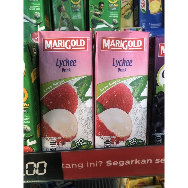 Marigold Lychee 250ml Shopee Malaysia 3404