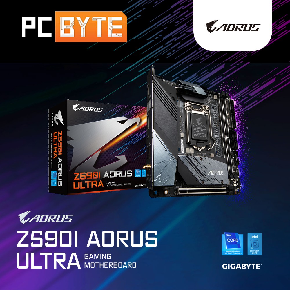 GIGABYTZE Z590I Aorus Ultra Intel LGA1200 11th Gen miniITX Motherboard