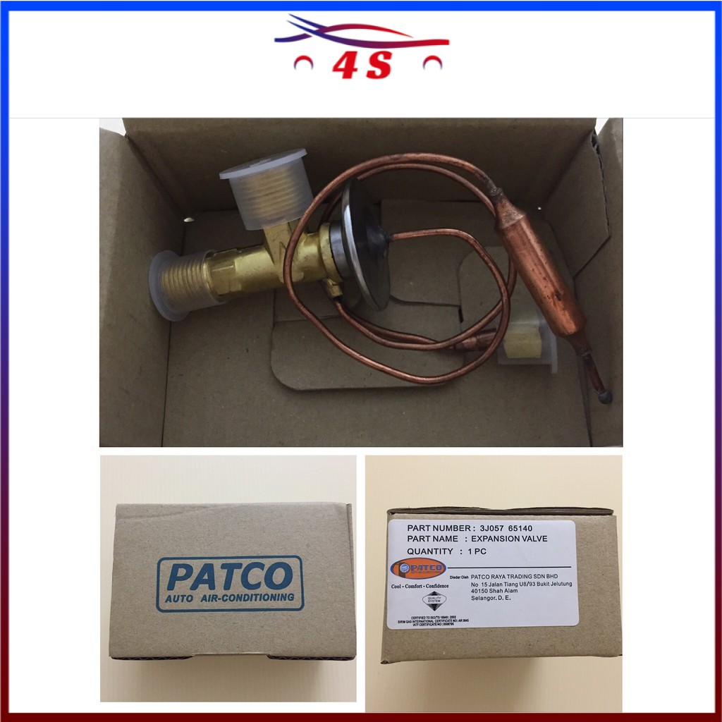 Expansion Valve, Proton Wira & Proton Satria, Patco System, Car Aircond
