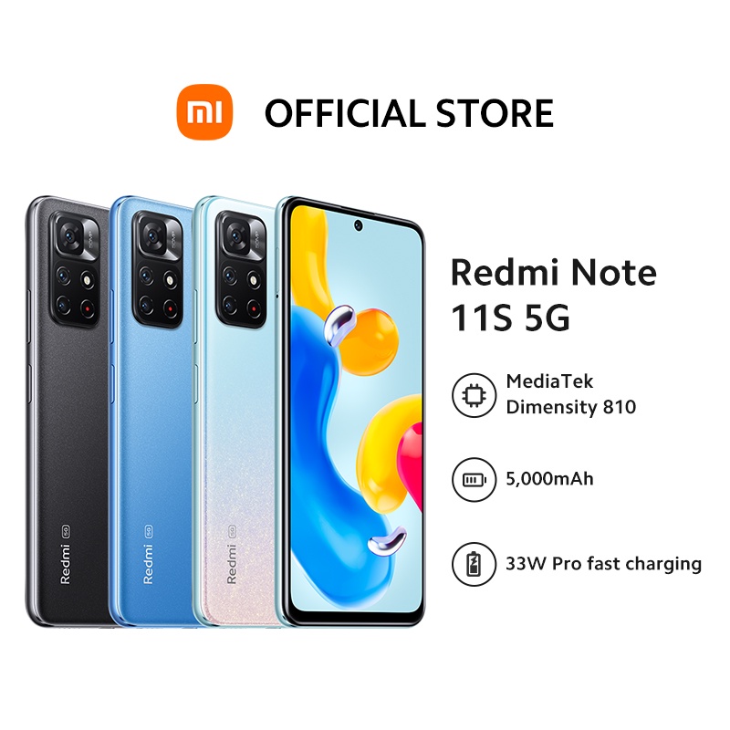 Xiaomi Redmi Note 11S 5G 4+64GB/4+128GB/6+128GB Global Version | Shopee ...