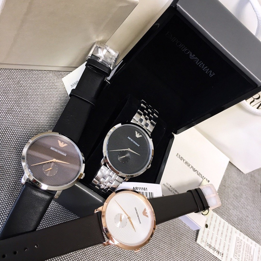 armani slim watch